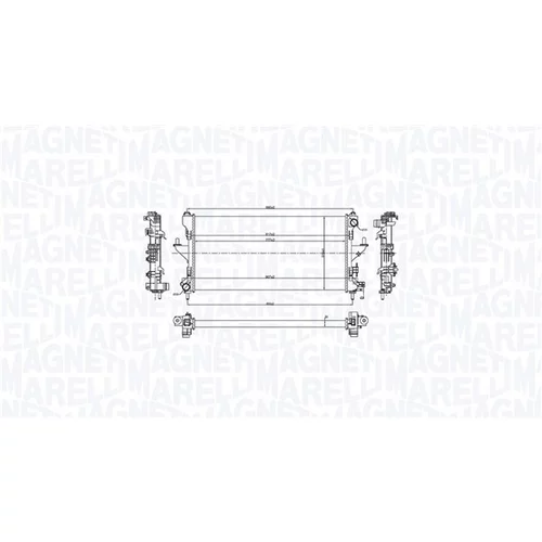 Chladič motora MAGNETI MARELLI 350213216900