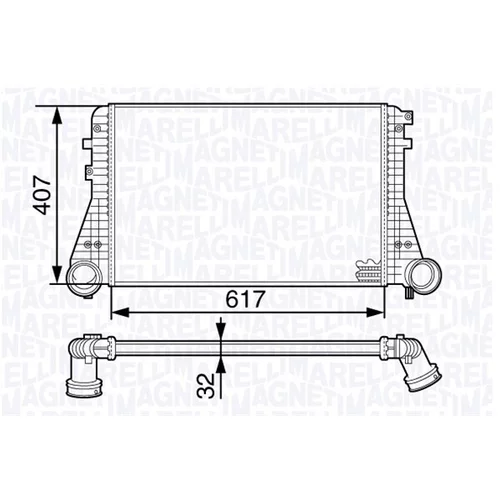 Chladič plniaceho vzduchu 351319202020 (MAGNETI MARELLI)