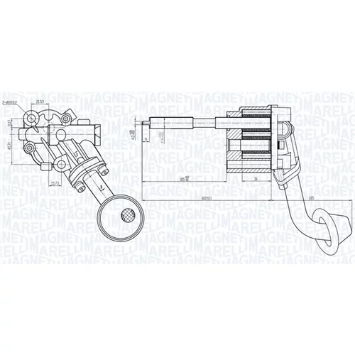 Olejové čerpadlo MAGNETI MARELLI 351516000057
