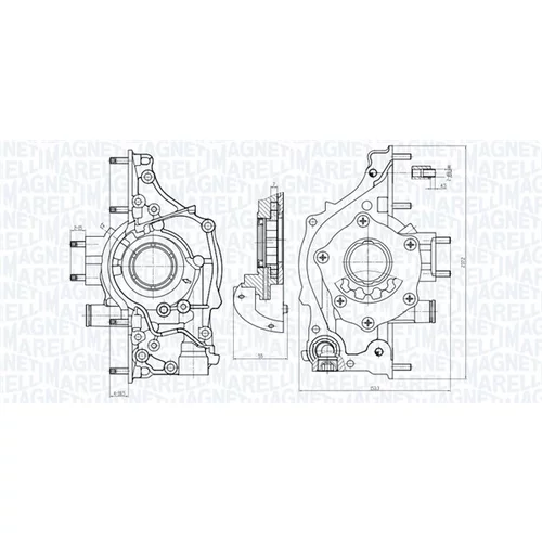 Olejové čerpadlo 351516000093 (MAGNETI MARELLI) - obr. 1