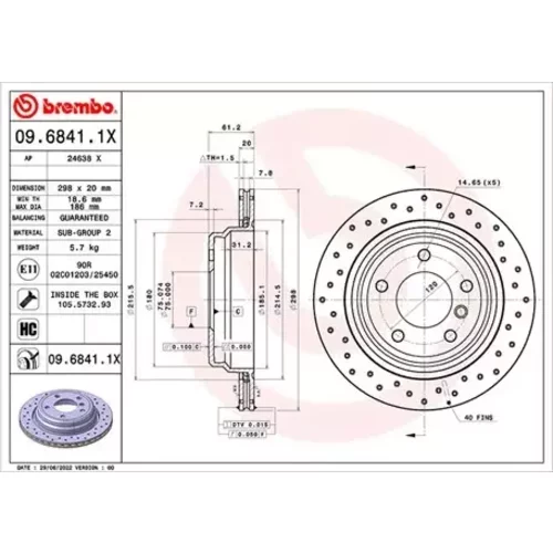Brzdový kotúč MAGNETI MARELLI 360406175702