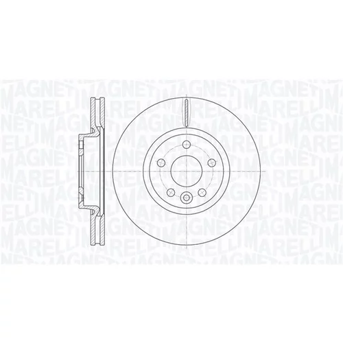 Brzdový kotúč MAGNETI MARELLI 361302040118