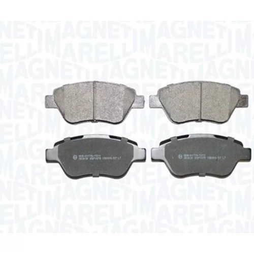 Sada brzdových platničiek kotúčovej brzdy MAGNETI MARELLI 363916061393