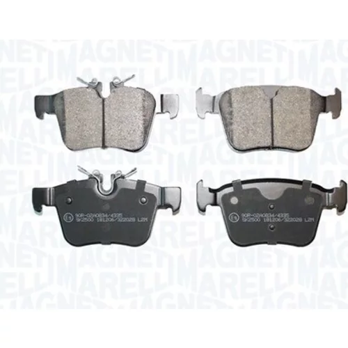 Sada brzdových platničiek kotúčovej brzdy MAGNETI MARELLI 363916061398