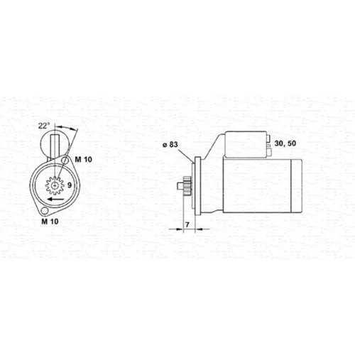 Štartér MAGNETI MARELLI 943241028010