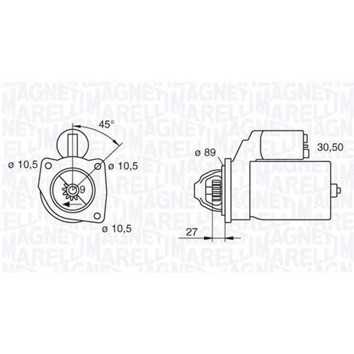 Štartér MAGNETI MARELLI 063216733010
