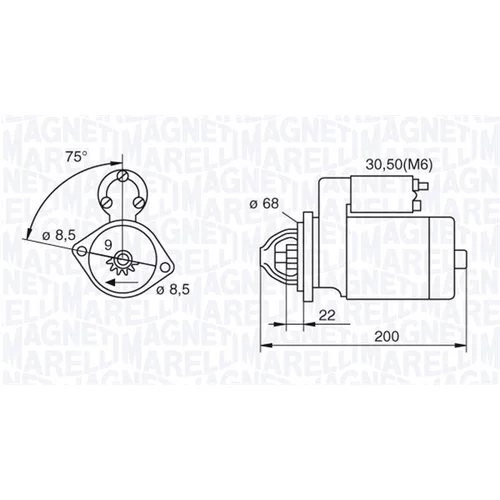 Štartér MAGNETI MARELLI 063521074920
