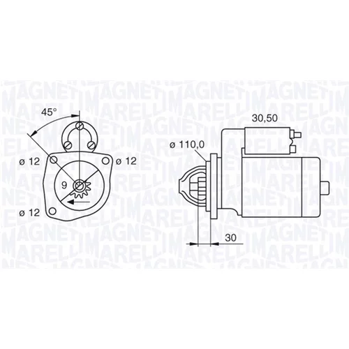 Štartér MAGNETI MARELLI 063522300070