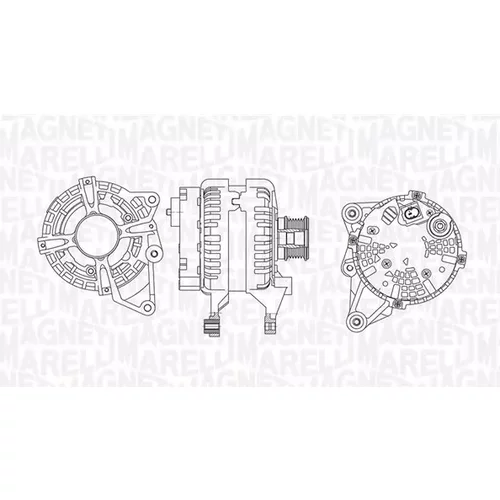 Alternátor MAGNETI MARELLI 063737663110
