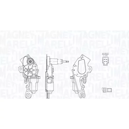 Motor stieračov MAGNETI MARELLI 064077400010