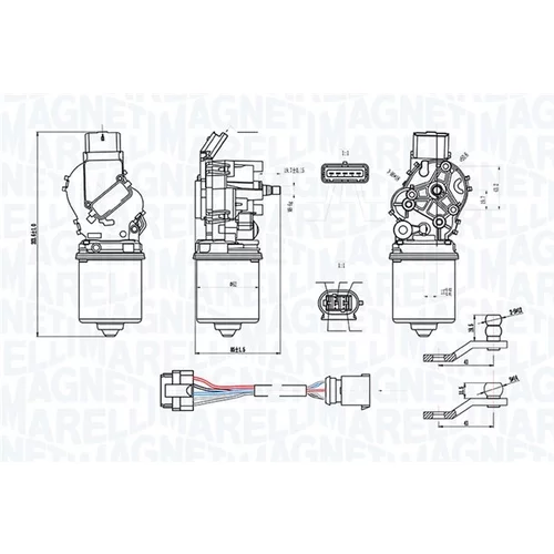 Motor stieračov MAGNETI MARELLI 064300400010