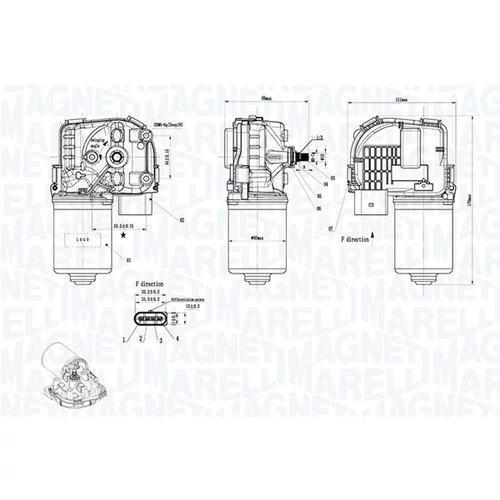 Motor stieračov MAGNETI MARELLI 064375800010