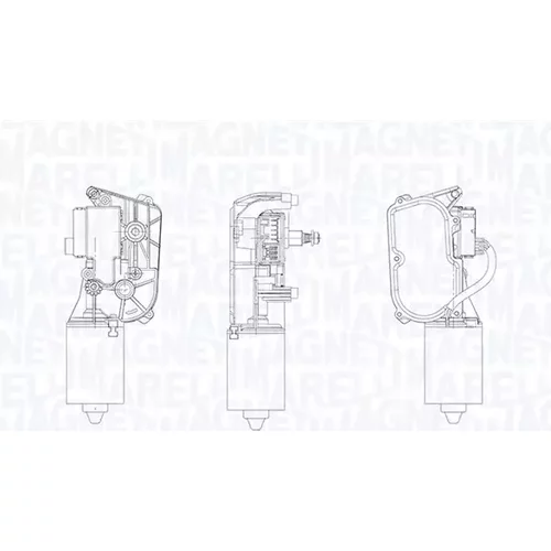 Motor stieračov MAGNETI MARELLI 064380600010