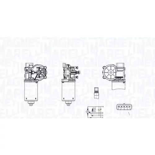 Motor stieračov MAGNETI MARELLI 064381300010