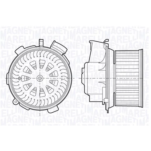 Vnútorný ventilátor MAGNETI MARELLI 069412696010