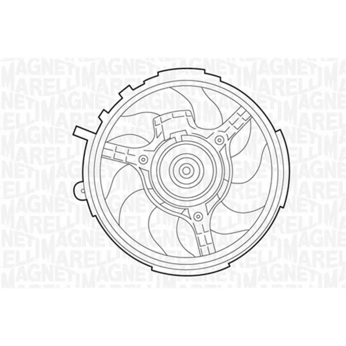 Ventilátor chladenia motora 069422031010 (MAGNETI MARELLI)