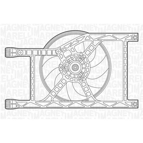 Ventilátor chladenia motora MAGNETI MARELLI 069422449010