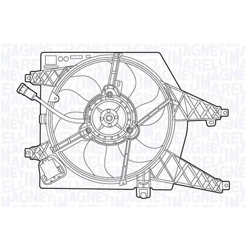 Ventilátor chladenia motora MAGNETI MARELLI 069422561010