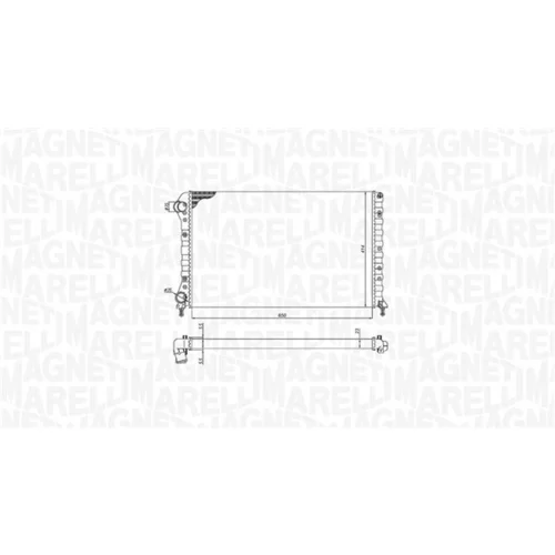 Chladič motora 350213179000 (MAGNETI MARELLI) - obr. 1