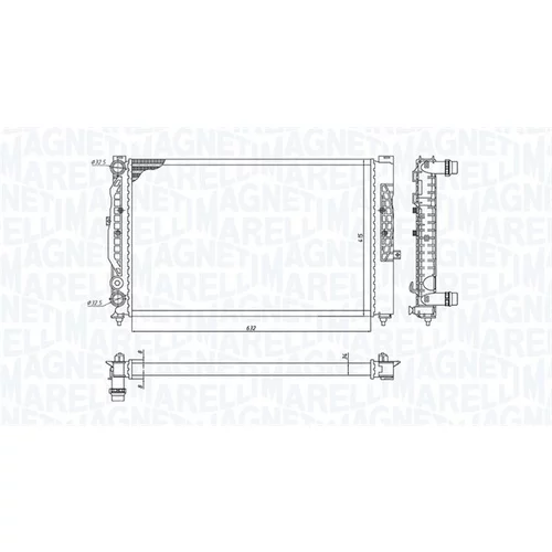 Chladič motora 350213191700 (MAGNETI MARELLI) - obr. 1