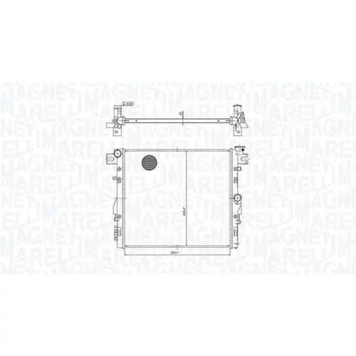 Chladič motora MAGNETI MARELLI 350213221600