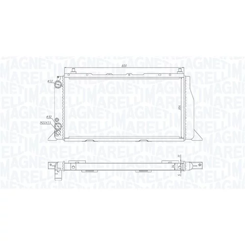Chladič motora 350213406000 (MAGNETI MARELLI) - obr. 1