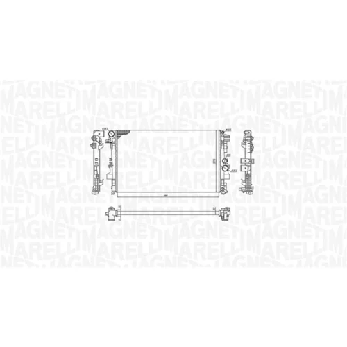 Chladič motora MAGNETI MARELLI 350213955000
