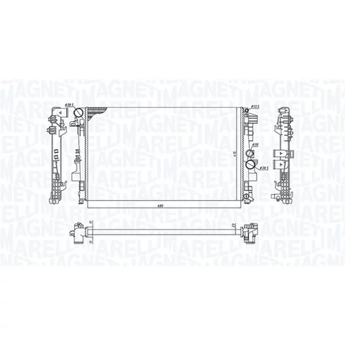 Chladič motora 350213955000 (MAGNETI MARELLI) - obr. 1