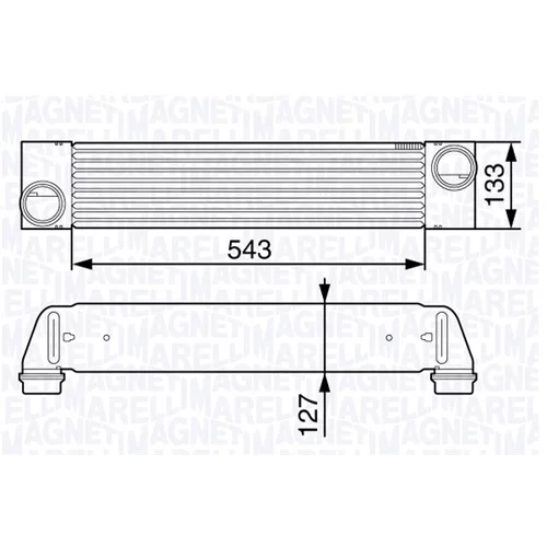 Chladič plniaceho vzduchu MAGNETI MARELLI 351319202740