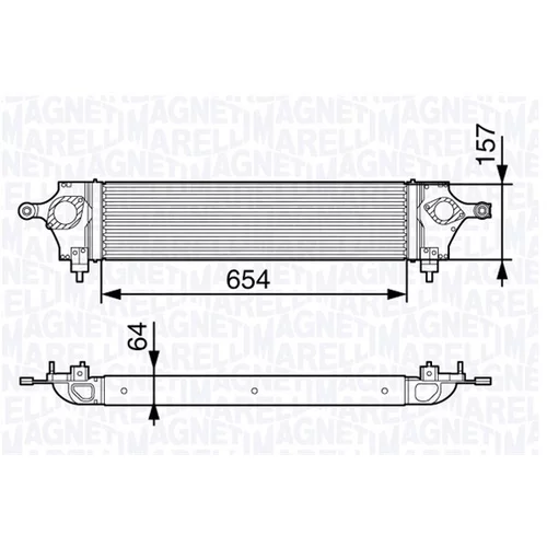 Chladič plniaceho vzduchu MAGNETI MARELLI 351319202800