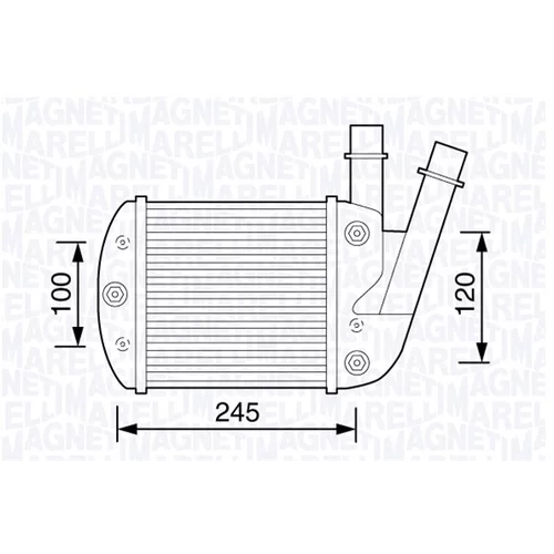 Chladič plniaceho vzduchu MAGNETI MARELLI 351319203450