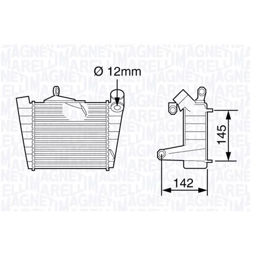 Chladič plniaceho vzduchu MAGNETI MARELLI 351319203620