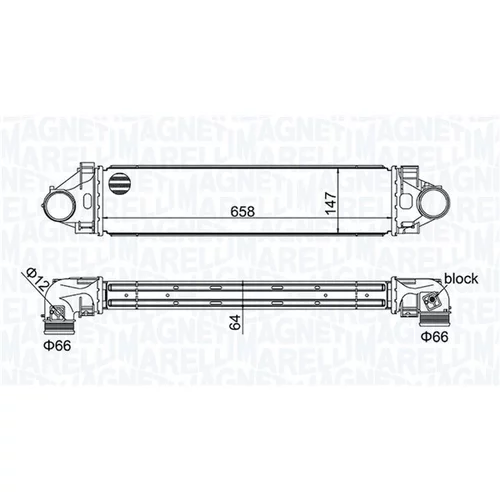 Chladič plniaceho vzduchu MAGNETI MARELLI 351319205940