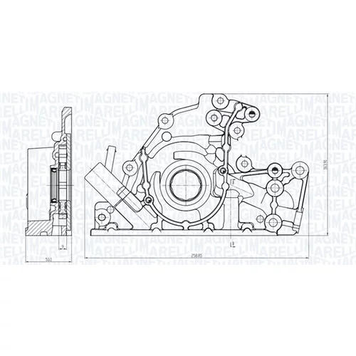 Olejové čerpadlo 351516000086 (MAGNETI MARELLI) - obr. 1