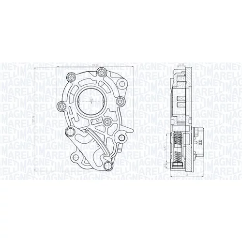 Olejové čerpadlo MAGNETI MARELLI 351516000106