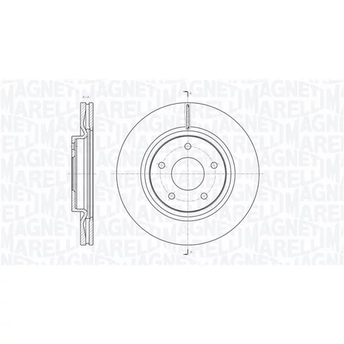 Brzdový kotúč MAGNETI MARELLI 361302040566
