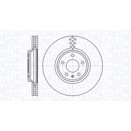 Brzdový kotúč MAGNETI MARELLI 361302040576