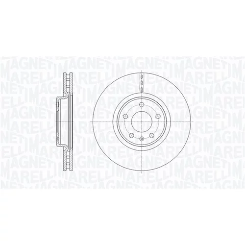 Brzdový kotúč MAGNETI MARELLI 361302040805