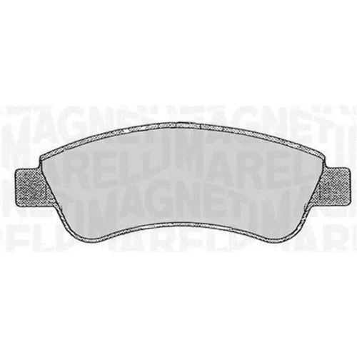 Sada brzdových platničiek kotúčovej brzdy MAGNETI MARELLI 363916060174