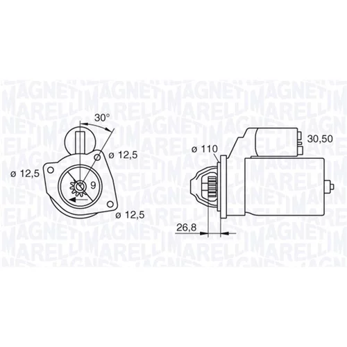 Štartér MAGNETI MARELLI 063216741010