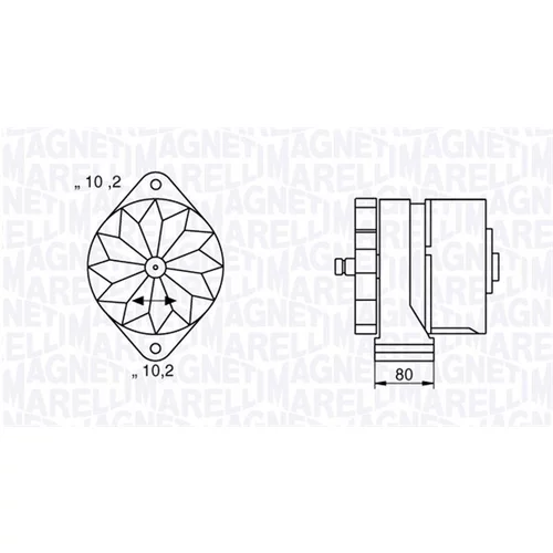 Alternátor MAGNETI MARELLI 063534696430