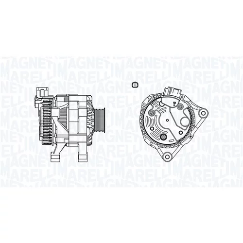 Alternátor MAGNETI MARELLI 063731589010