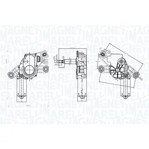 Motor stieračov MAGNETI MARELLI 064072400010
