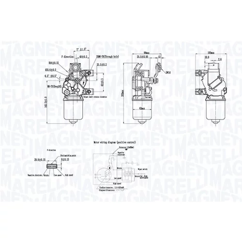 Motor stieračov MAGNETI MARELLI 064300412010