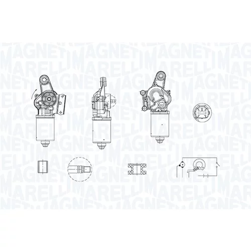 Motor stieračov MAGNETI MARELLI 064379300010