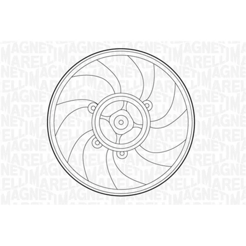 Ventilátor chladenia motora MAGNETI MARELLI 069422215010