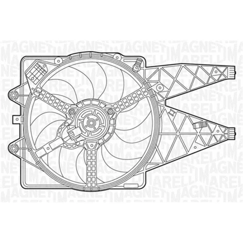 Ventilátor chladenia motora MAGNETI MARELLI 069422238010