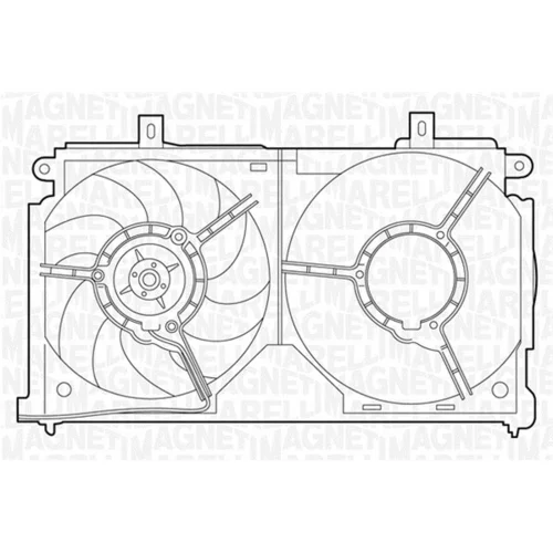 Ventilátor chladenia motora MAGNETI MARELLI 069422376010