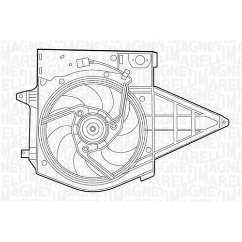 Ventilátor chladenia motora MAGNETI MARELLI 069422392010