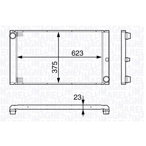 Chladič motora 350213140200 (MAGNETI MARELLI)